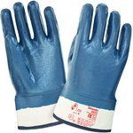 Перчатки 2Hands 0533, р-р 11 джерси/полное покрытие нитрилом, манжет крага ...