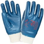Перчатки 2Hands 0543, р-р 10 джерси/полное покрытие нитрилом, манжет резинка ...