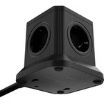 Сетевой фильтр AGNI 5р/3м,черный(TP- VE4U5E-3m-black)