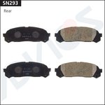 SN293, Дисковые тормозные колодки ADVICS задние
