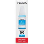 Чернила Canon GI-490C 0664C001, для Canon, 70мл, голубой