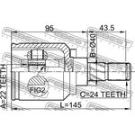 0211-N16, ШРУС внутренний NISSAN Almera (00-) комплект FEBEST