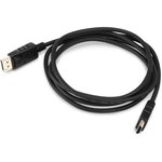 Audio-video cable Buro DisplayPort (m) - HDMI (m), 1.8m, GOLD, Black [bhp ret hdmi_dpp18]