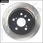 A6R083B, Диск тормозной зад. ADVICS