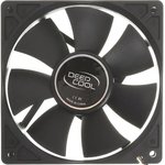 Вентилятор DeepCool XFan 120 120мм, 3-pin, от БП:4-pin (Molex), 1300об/мин, 24 дБ, черный, Ret [dp-fdc-xf120]