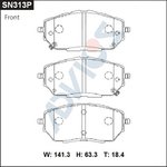 SN313P, Колодки тормозные
