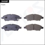 SN508P, Дисковые тормозные колодки ADVICS передние