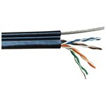 Кабель Кабель TWT UTP, 4 пары, Кат.5е, для внешней прокладки, с тросом, 305 м
