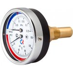 00000002290, Axial thermomanometer TMTB-31T.1, 0...120C, 0...0.6 MPa 1/2' class 2.5