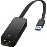 UE306, Сетевой адаптер USB 3.0/Gigabit Ethernet, 1хUSB3.0 -1хRJ45 до 1Гбит/с, черный