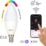 Smart LED Lamp Connect 5W Candle RGBW E14 220-240V WIFI EKF SLWF-E14-RGBW