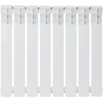 R0000037007, Aluminum sectional radiator ECO 500/80/8 side connection 1208W