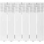 P0000012832, Aluminum sectional radiator PRO 350/80/6 side connection 714W
