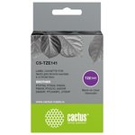 Картридж Cactus CS-TZE141 черный для Brother ...