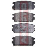 AKD-0098, Колодки тормозные дисковые задние, HYUNDAI TERRACAN 2001-