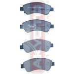 AKD-0182, Колодки тормозные дисковые передние, PEUGEOT 206/307 2000- ,PARTNER ...