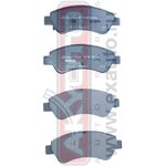 AKD-0182, Колодки тормозные дисковые передние, PEUGEOT 206/307 2000- ,PARTNER ...