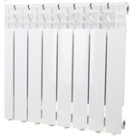 P0000012824, Aluminum sectional radiator PRO 500/80/6 side connection 1008W