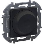 673793, Rotary-push dimmer without neutral 300W anthracite INSPIRIA