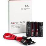 Aккумулятор Li-ion AA 1.5V 3500mWh, 4 шт. ...