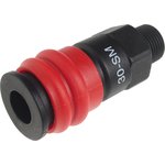 Соединитель быстросъемный композитный 3/8 внешн. резьба (европейский стандарт ...