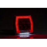 FT122TLED, Фонарь задний (шестиугольный) лев./прав. с освещением ном. знака (3 функ. стоп/габарит/поворот) (кабель 1 m) LED 12-36 В