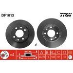 DF1013, Диск тормозной передн RENAULT ...
