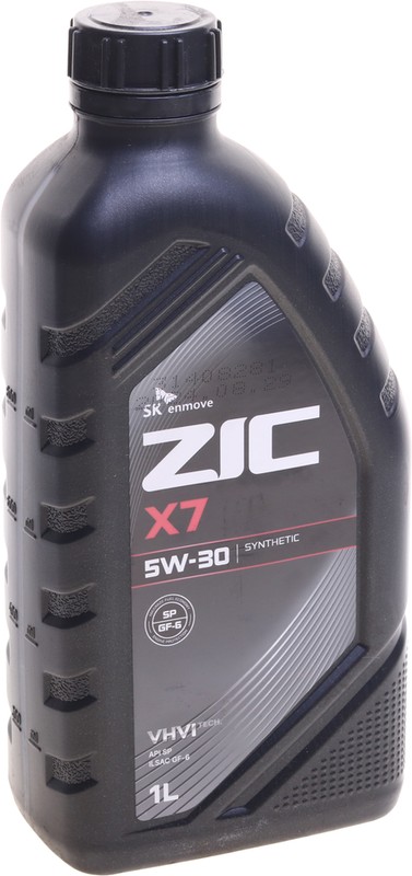 Масло моторное ZIC X7 5W-30 синтетическое 1 л 132675 (8012133127