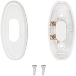 36-3016, Switch-button 250V 6A ON-OFF white for electric wire (for table lamp / ...