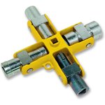 T4451-2, Universal 9 in 1 Cross Key Wrench