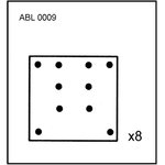 ABL0009, Накладка тормозной колодки MAN ...