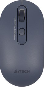 Фото 1/10 Мышь A4Tech Fstyler FG20 пепельный/синий оптическая 2000dpi беспров. USB для ноутбука 4but (FG20 ASH BLUE)