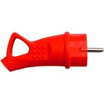 3071, Вилка с ушком c/з каучук 16А 250 В IP44 ...