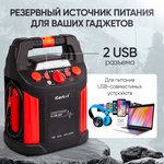 Starter unit with 12V compressor, 20,000 mAh, 600/1200A iCartool IC-CBL20P