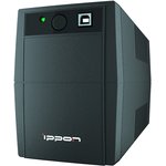 Источник бесперебойного питания Ippon Back Basic 1050S Euro 600Вт 1050ВА черный