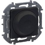 673793, Rotary-push dimmer without neutral 300W anthracite INSPIRIA