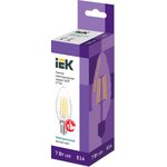 LLF-CT35-7-230-40-E14-CL, Лампа LED CT35 свеча вит. 7Вт 230В 4000К E14 серия 360° IEK