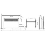 EPHBE05PR, Electric convector FinnHeat 500 W, electric/thermal.