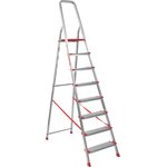 Stepladder of 8 steps with a width of 130 mm, PROFI AAA-10
