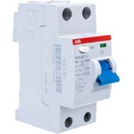 Выключатель дифференциального тока (УЗО) 2п 63А 30мА тип AC F202 ABB