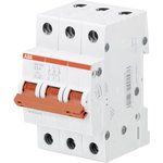 Рубильник 3п SHD203/50 рычаг красный ABB
