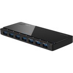 UH700, Разветвитель USB(Хаб) 7хUSB 3.0, активный, черный