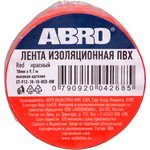 ET-912-18-10-RED-RW, Изолента ПВХ красная 18 мм X 9,1 м ABRO, шт