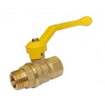 Кран газ шаровой 1/2'' вн/нар рукоятка 11б27п Стандарт 221 ГАЛЛОП/ PN40