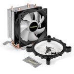 EX299659RUS, Кулер ExeGate Wizard EXX200-PWM.RGB (Al+Cu, 2 тепл.трубки ...