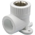 Уголок комб. вн 25х1/2'' с креплением EVER® БЕЛЫЙ (Россия)