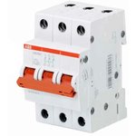 Рубильник 3п SHD203/50 рычаг красный ABB