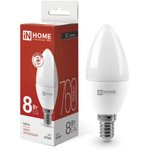 4690612020433, Лампа светодиодная LED-СВЕЧА-VC 8Вт 230В Е14 4000К 760Лм IN HOME
