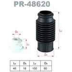 PR-48620, Комплект пылезащитный | перед/зад |
