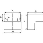 00395B, Inner angle 40x17 brown AIM